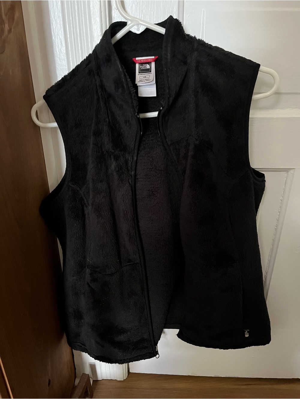 The North Face Women's Fuzzy Black Fleece Vest